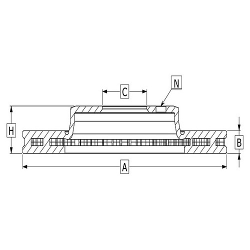 Ön Fren Diski Espero 1.8 1995- / Lanos  1.6 1997-  (256*4) (Adet)