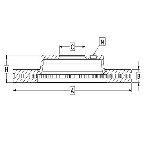 Ön Fren Disk (280-5)- Mazda-3 15-  Cx3 13-