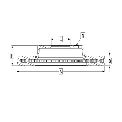 Ön Fren Disk (256-4)- Accent Era 06-  I20 1.4 Crdi 08-