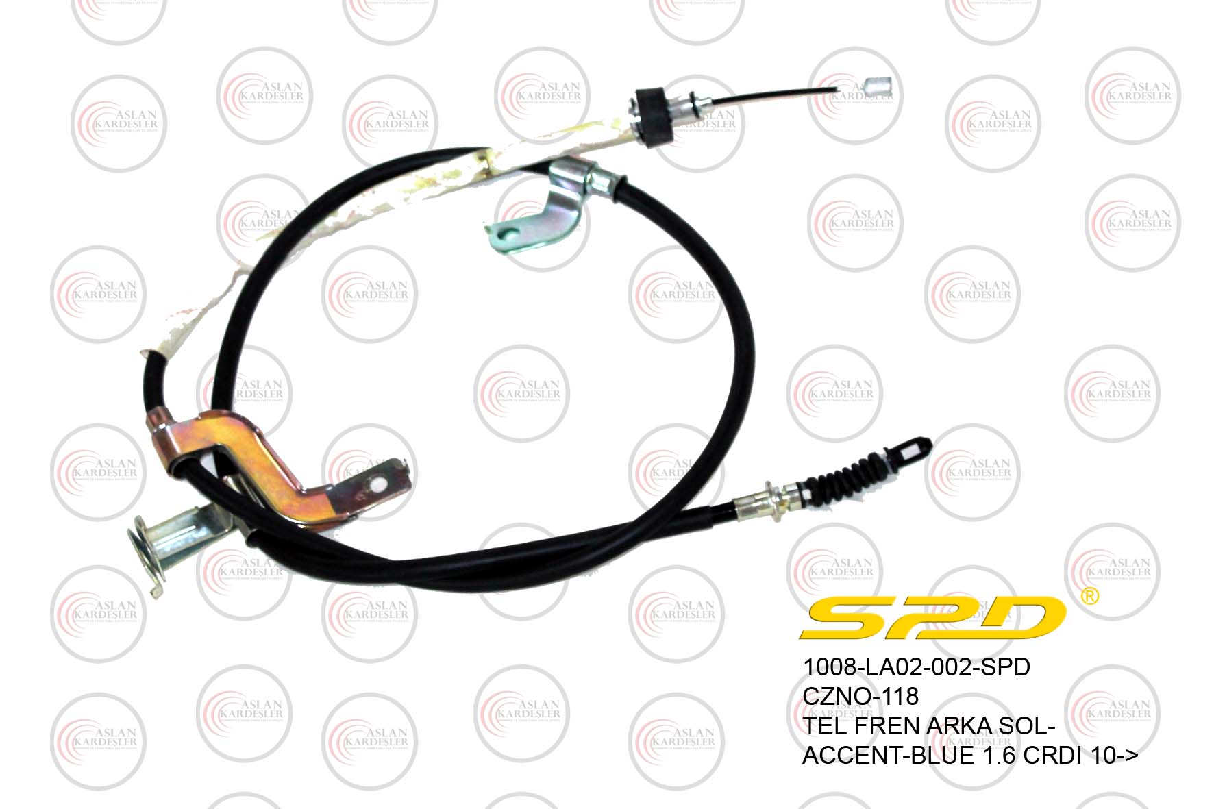 Tel Fren Arka Sol Accent Blue 2010- (Arkası Diskli Araçlar)