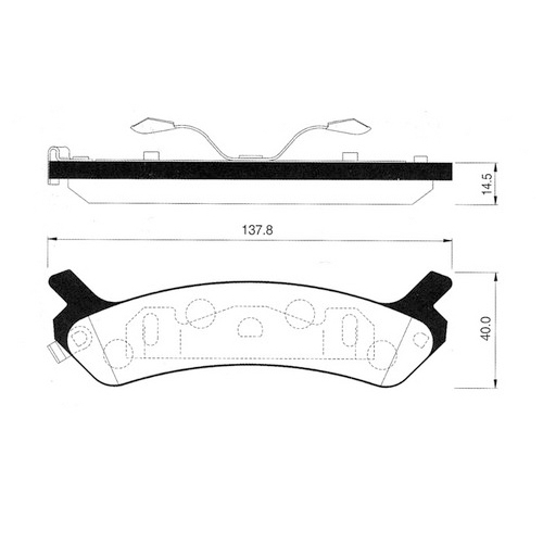 Arka Fren Balatası Sonata 1996-2001