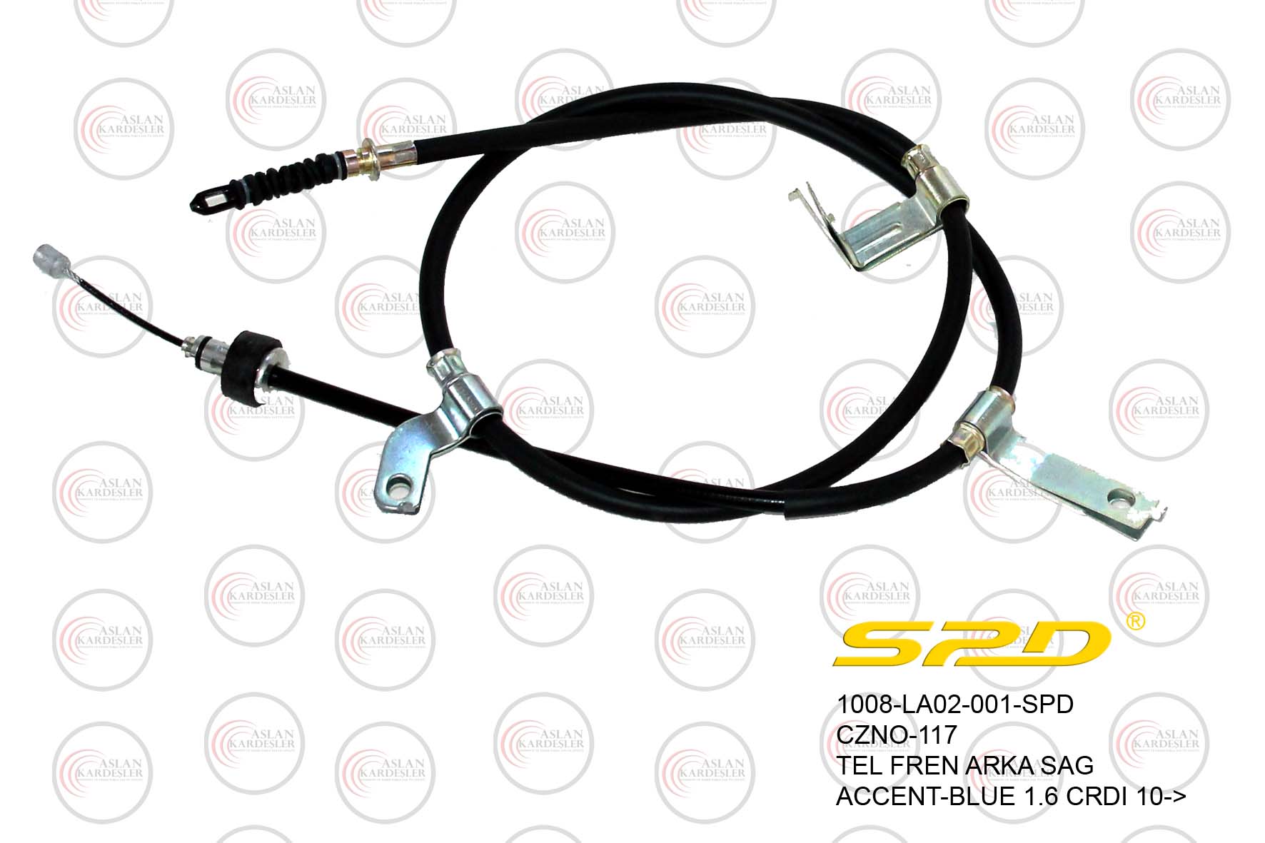 Tel Fren Arka Sağ Accent Blue 2010- (Arkası Diskli Araçlar)