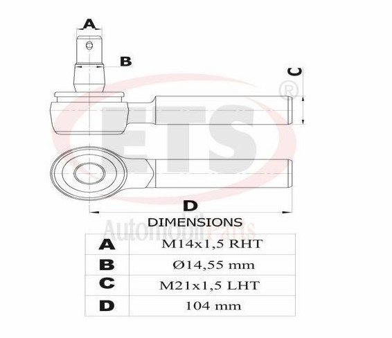 Rot Başı Dis Lr- Hilux Ln56Ln85Ln105Ln106Ln145 4Wd 83-04