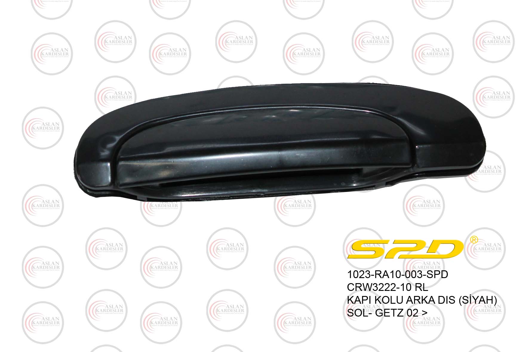 Kapı Kolu Arka Dış Sol (Siyah) Getz 2002-