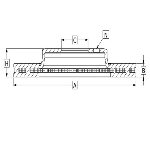 Fren Diski On (293-5)- Civic 1.6 Dizel 12-  Civic 1.5 16-