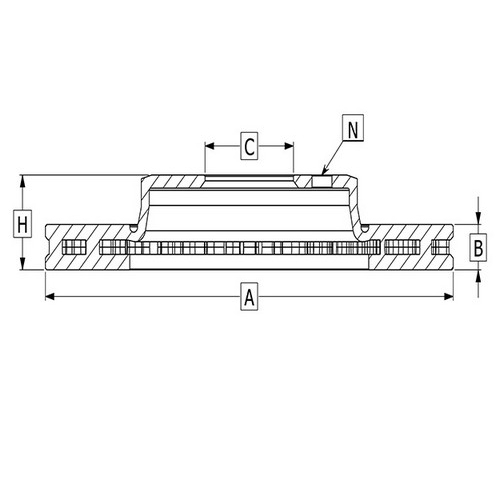 Arka Fren Diski Crv 2007-2012 (302-5) (Adet)
