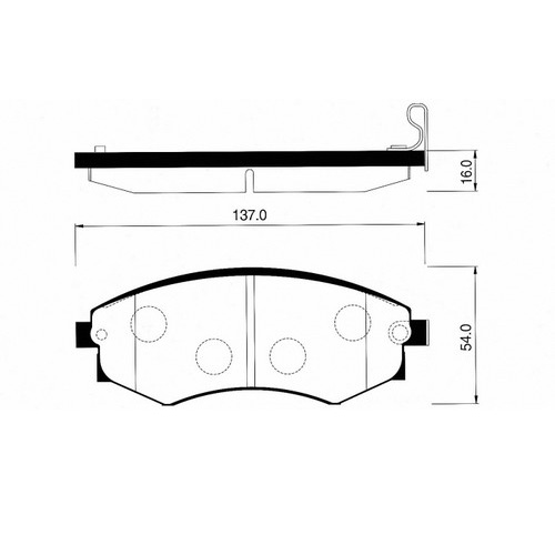 Ön Fren Balatası Rexton / Korando