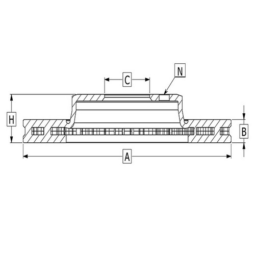 Fren Diski On (258-5)- L300 86-