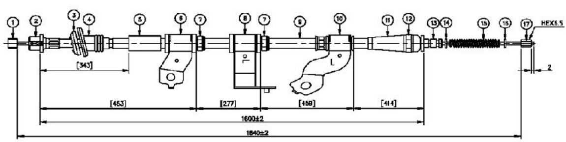 El Fren Teli Sportage 4 Çeker 2004-2009 Arka Sol