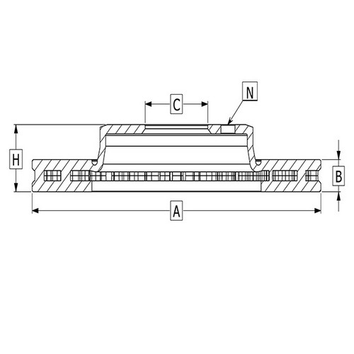 Fren Diski Arka (262-5 Duz)- I30 12-  Ceed 12-  Elantra 10-  Soul 14-
