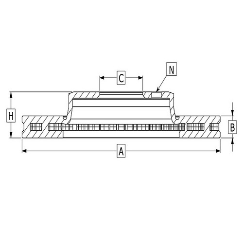 Ön Fren Disk (275-5)- Hilux Vigo Kun10Kun15Kun35 2Wd 05-15  Hilux Revo Gun112Gun122 2Wd 15-