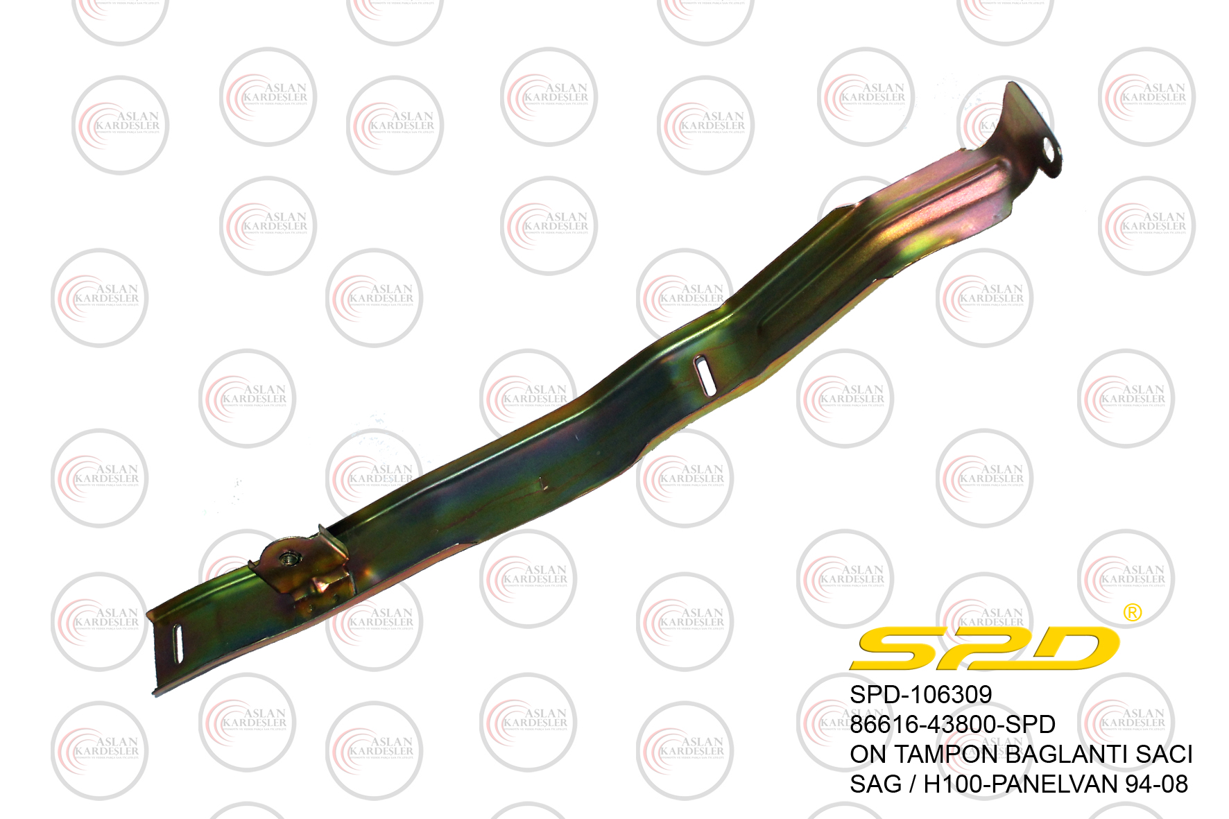 Ön Tampon Bağlantı Sacı H100 Panelvan 1994-2008 Sağ