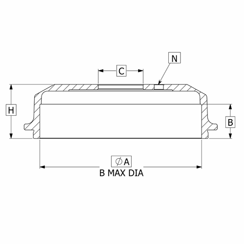 Fren Kampanası D-Max 2 Çeker 2002-2011 (256-6) (Adet Fiyatı)