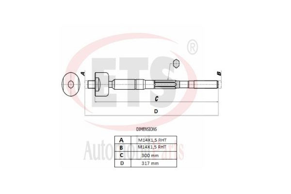 Rot Kolu (Rot Mili) D-Max 2 Çeker 2004-2011