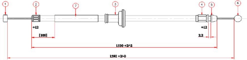 Kaput Açma Teli (Arka Uzun Kola Gelen) Accent Blue 2010-2016