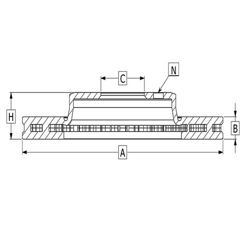 Ön Fren Diski Murano 03-14/350Z 02-07/Infiniti G Sedan 08- (320*5) (Adet)