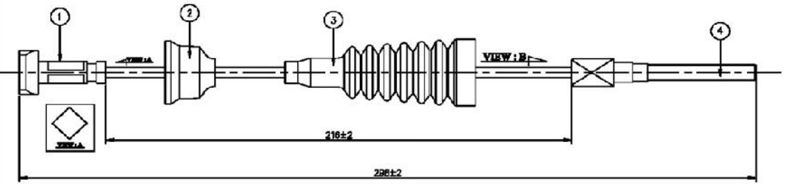 El Fren Teli Corolla 1988-1995 Ön