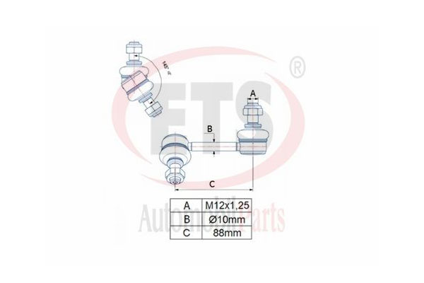 Z Rot (Viraj Askı Rotu) Santa-Fe 2012- Arka Sol