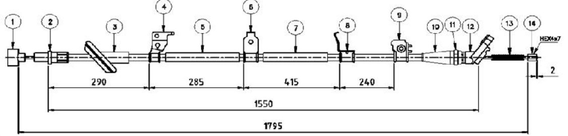 El Fren Teli Sx4 2006-2012 / Sedici 2006- Arka Sağ