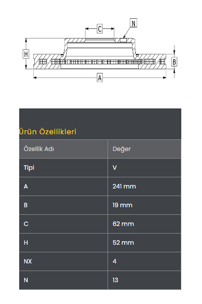 Fren Diski On (241-4)- Accent-Admire 03-05