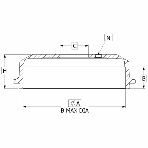 Fren Kampanası H100 Kamyonet 2004- (220*5 Bijon) (Adet Fiyatı)