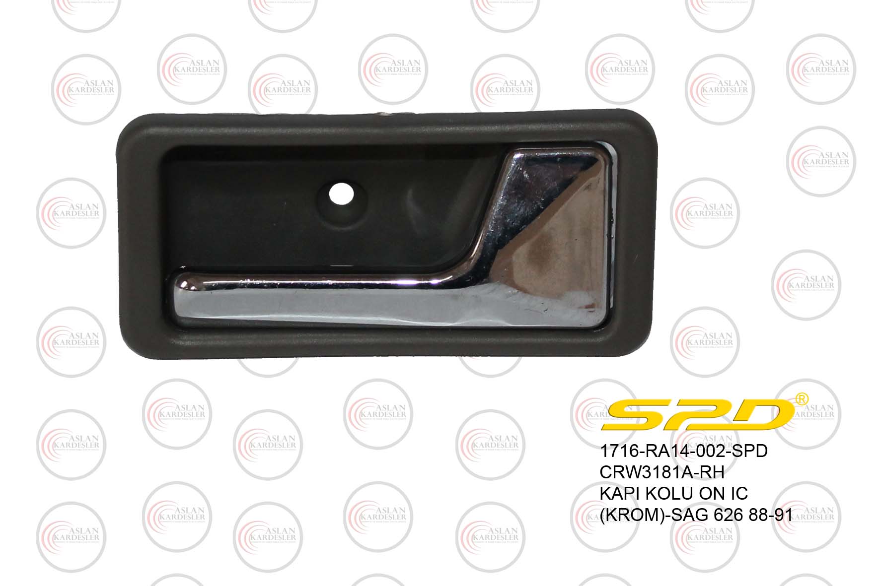 Kapı Kolu Ön İç (Krom) Sağ 626 1988-1991