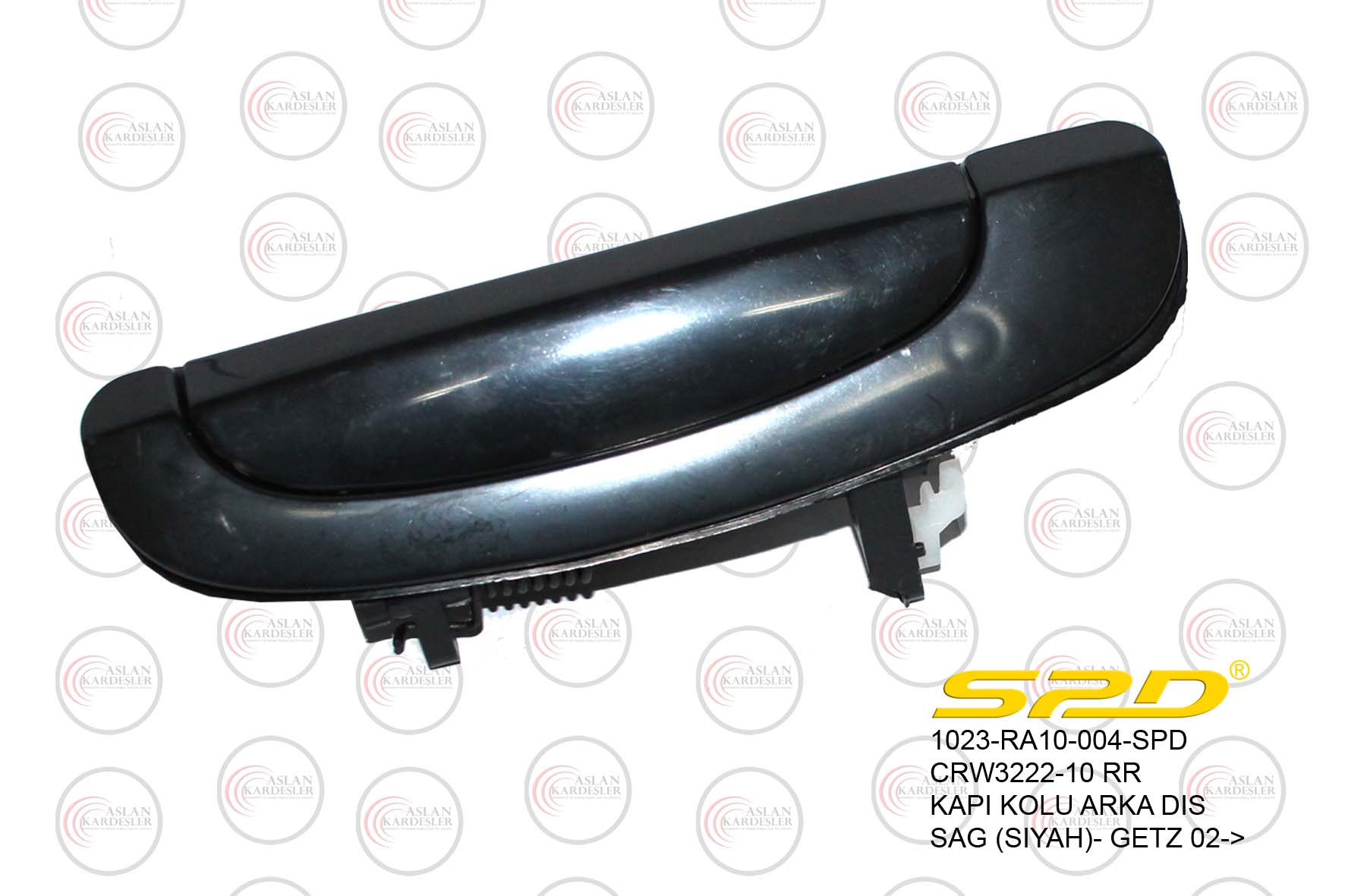 Kapı Kolu Getz 2002- Arka Dış Sağ (Siyah)