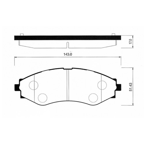 Ön Fren Balata  Leganza 2.0 1997-2002 / Lacetti 1.4 2006-2012