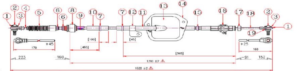 Vites Seçici Tel Yaris 1.3 2002-2005 (Otomatik Vites)