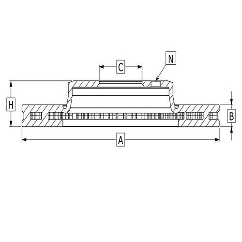 Fren Diski Arka (282-5)- Civic 1.5 16-  1.6 Dtec Dzl 16-