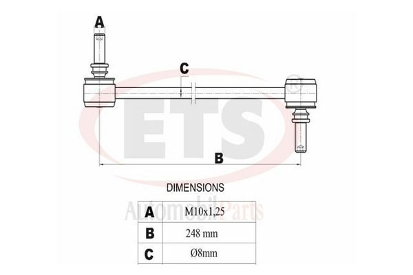 Z Rot (viraj Askı Rotu) Micra K12 2003-2009 / Note 2006-2012 ön-8200605381