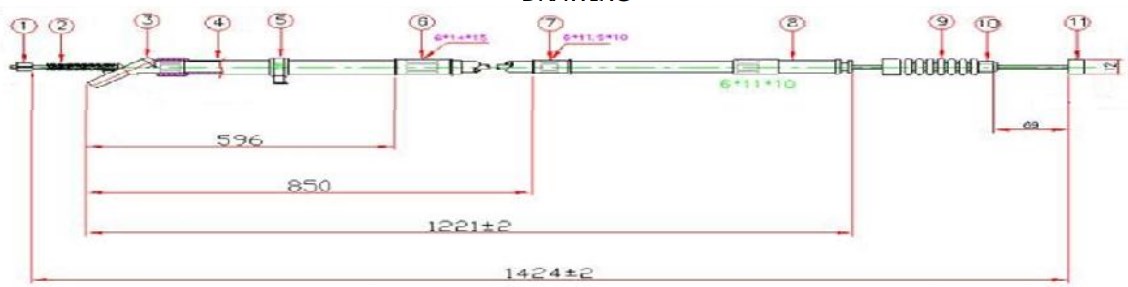 El Fren Teli Rav4 2001-2006 Arka Sağ