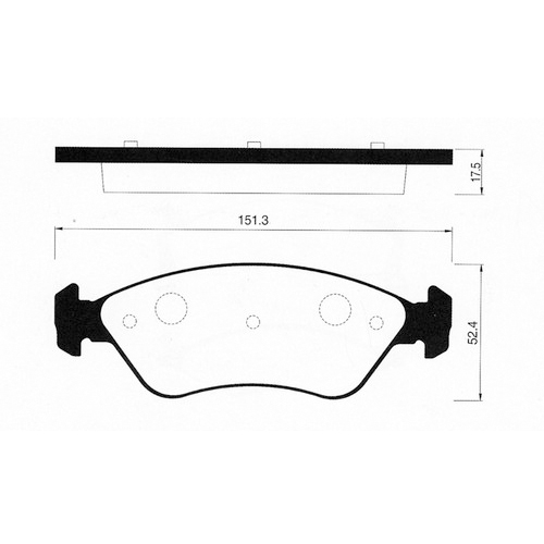 Ön Fren Balatası Clarus 1996-