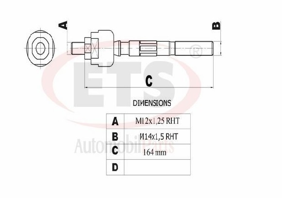 Rot Mili (164Mm)  Civic 1996-2000