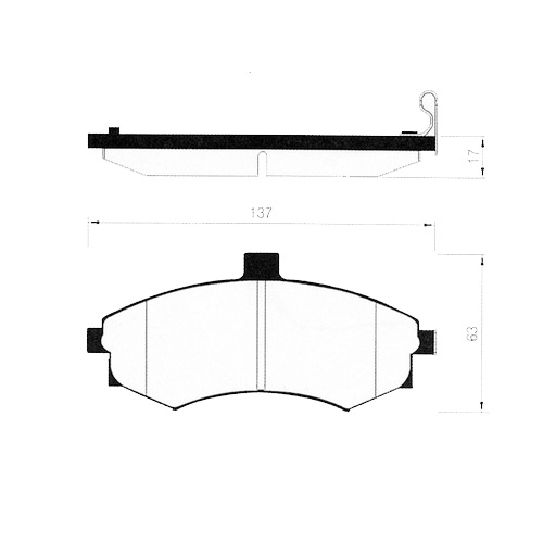 On Fren Balata - Elantra 00-03/Matrix 09-