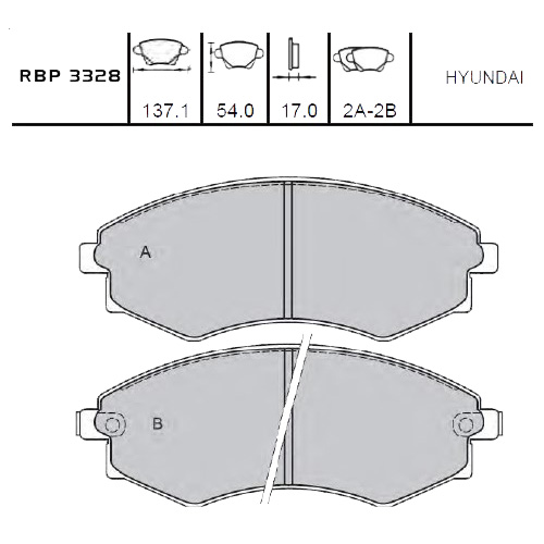 On Fren Balata - Sonata 90-96 / Elantra 96-00 / Altima