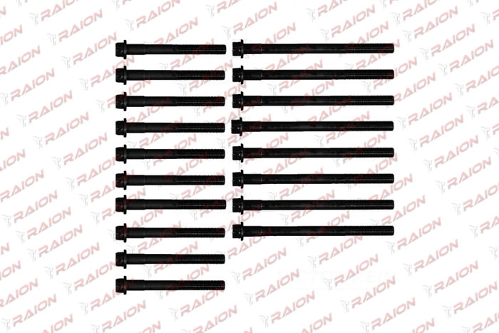 Silindir Kapak Saplama Takim (8 Ad 168Mm+10 Ad 112Mm)-  Hilux 2.5 D-4D 01-15 / Land Cruiser 3.0 D-4D 00- / Hiace 2.5 D-4D 06-  (1Kd-Ftv/2Kd-Ftv)