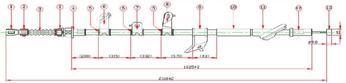 Arka El Fren Teli Sol- Civic Sdn 06-12 / Civic Hb 1.4 08-11