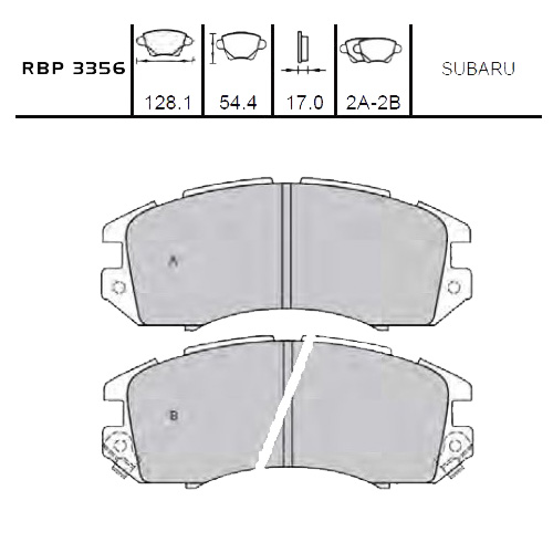 On Fren Balata - Impreza 92-00 / Legacy 89-98