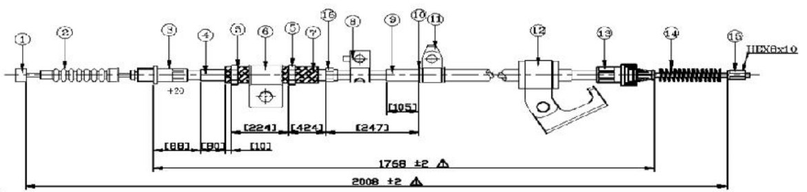 Arka El Fren Teli Sag- L200-Su 2015-