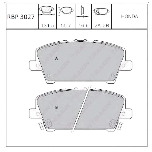 Arka Fren Balata - Crv 02-06