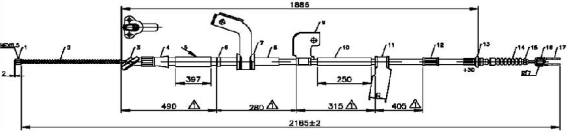 Arka El Fren Teli Sol- Hilux-Vigo 4Wd 07-