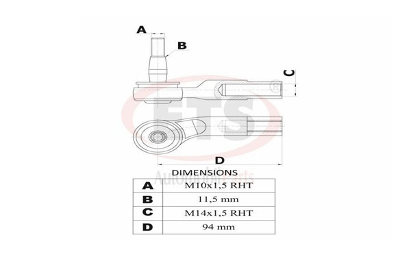 Rot Başı Sol Mazda 2 Dy 2002-2007 / Fıesta 2002-2008 / Fusıon 02-12