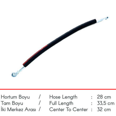 Sarz Vakum Hortumu- Isuzu-Npr59 90-97