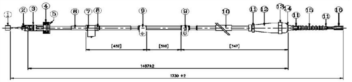 Arka El Fren Teli Sol- Ix35 10- / Sportage 10-