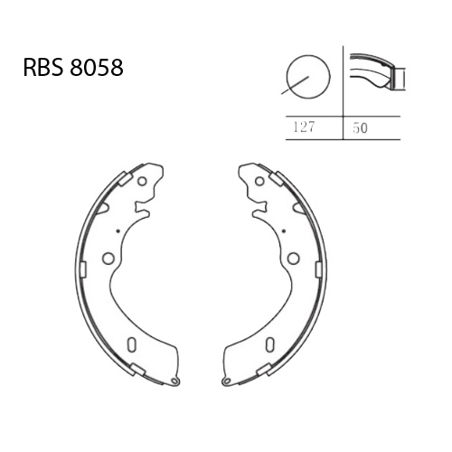 Arka Fren Balata (Pabuc) - D-Max 2Wd 02-12