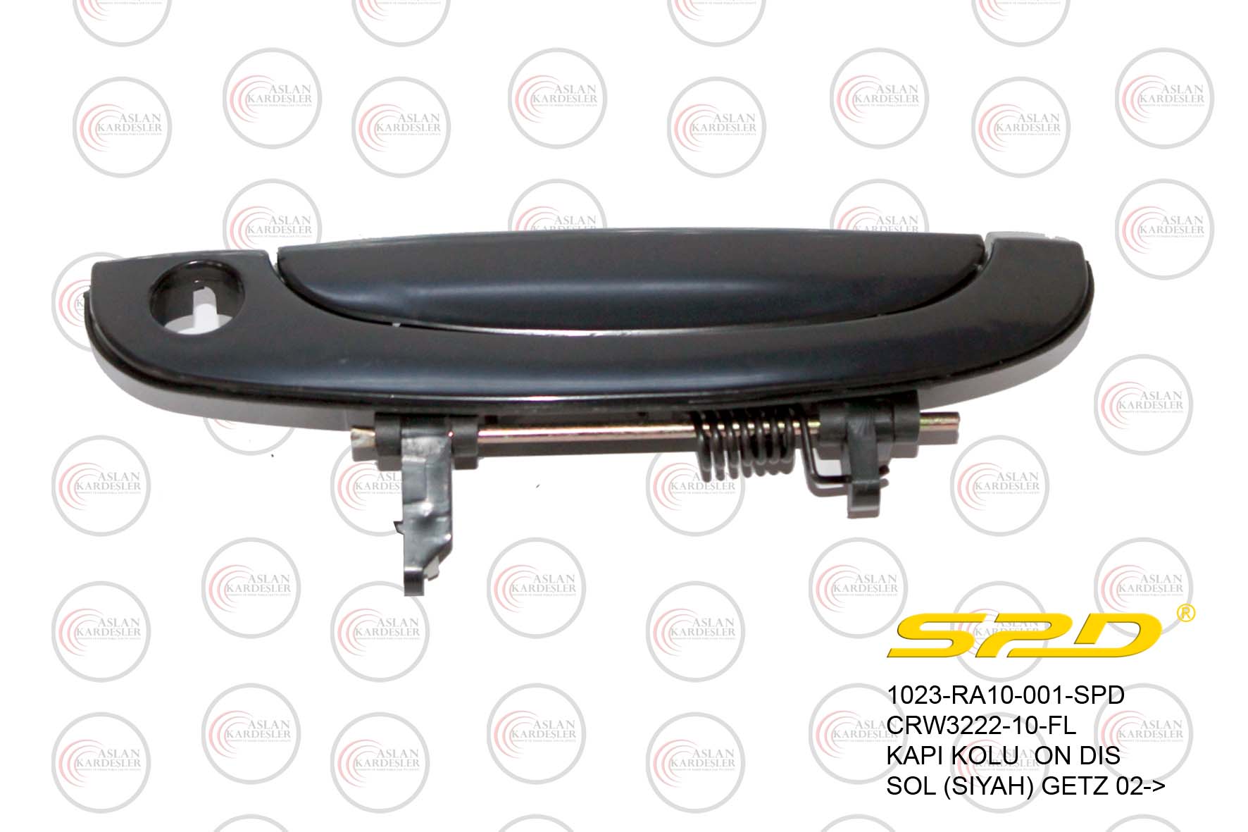 Kapı Kolu Ön Dış Sol (Siyah) Getz 2002-