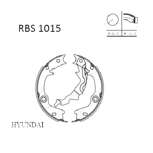 El Fren Balata- Accent Era 06-11 / Rio 05-11 / Cerato 10-