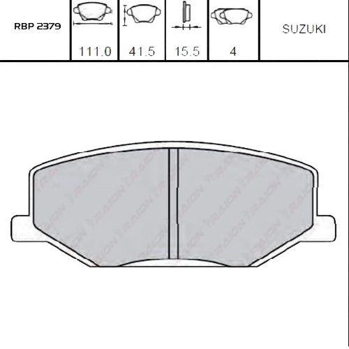 Ön Fren Balata Samuraı Sj413 1986- / Jimny 1998-