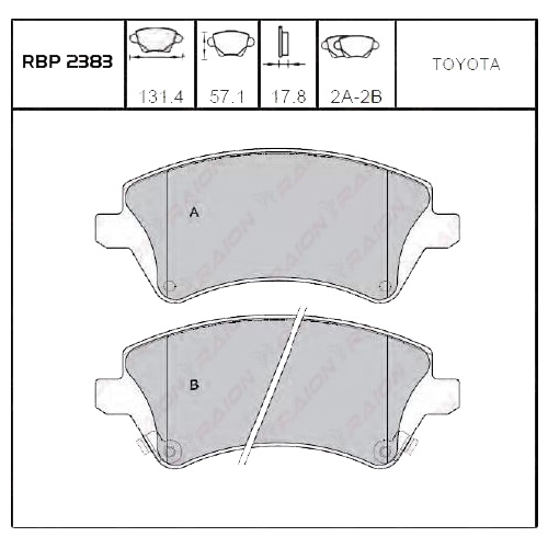 On Fren Balata - Corolla 02-06